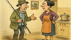 Виц: Откъде се връщаш? – От реката!